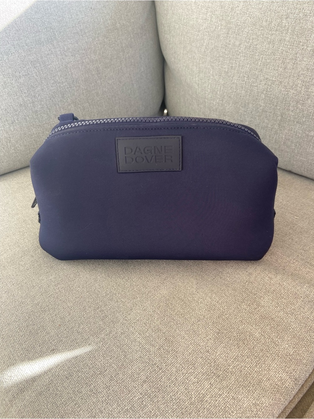 Dagne Dover Navy Toiletry Pouch